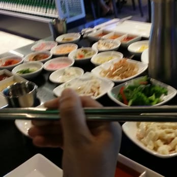 Mr BBQ - Ample supply of side dishes... - Korean Near Me - Fullerton, California