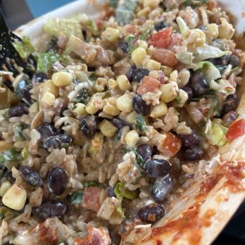 Chipotle Mexican Grill - This is a mountain of rice and sour cream with a waterfall of hot sauce. - Fast Food Near Me - Vacaville, California Chipotle Mexican Grill - This is a mountain of rice and sour cream with a waterfall of hot sauce. - Fast Food Near Me - Vacaville, California