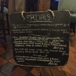 The Thatch - Specials board. 27th May 2015