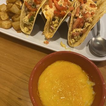 Ruby Sunshine Charlotte Southend - Breakfast tacos and cheese grits - Breakfast & Brunch Near Me - Charlotte, North Carolina