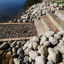 Savvy Custom Builders - Hand carved granite steps