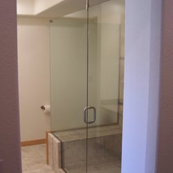 Bear Country Preschool & After School - Euro frameless Shower with opaque back panel