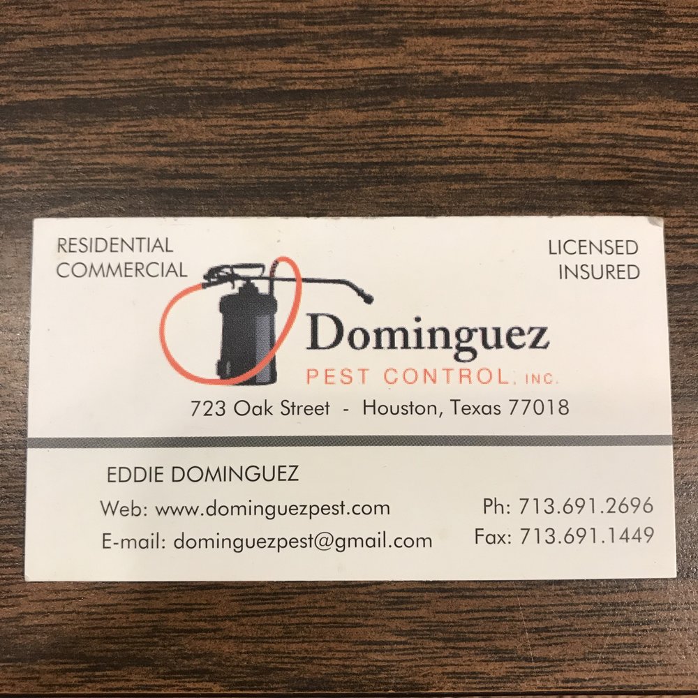 DOMINGUEZ PEST CONTROL Updated June 2024 723 Oak St, Houston, Texas