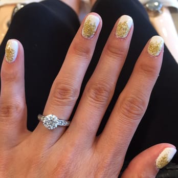 Paradise Nail Spa - Pretty design for my bachelorette party!! - Nail Salons Near Me - Bellevue, Washington