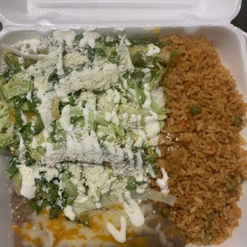 Tacos Marianita - a take out container with rice, broccoli, and cheese - Mexican Near Me - Haverstraw, New York Tacos Marianita - a take out container with rice, broccoli, and cheese - Mexican Near Me - Haverstraw, New York