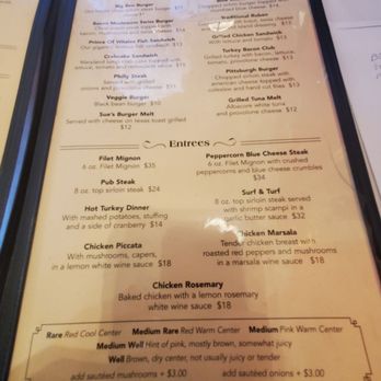 Ricky's English Pub - Menu - British Near Me - Salem, Ohio