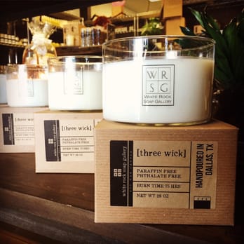 White Rock Soap Gallery - Three Wick Candles - Gift Shops Near Me - Dallas, Texas