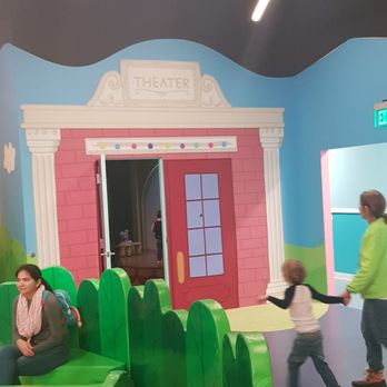 Peppa Pig World of Play - Peppa has a cinema where kiddos may cuddle up in sleeping bags and watch kid friendly movies! - Indoor Playcenter Near Me - Grapevine, Texas
