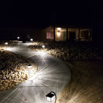 JNR Home Improvements - Lighting and concrete walkway - Landscaping Near Me - Palmdale, California