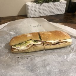Chicken cutlet sub - amazing!!! Chicken Cutlet and Fresh Mozzarella Hot Sub