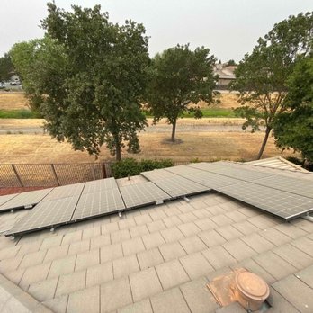 Blackjack Home Solutions - Panels after cleaning - Solar Panel Cleaning Near Me