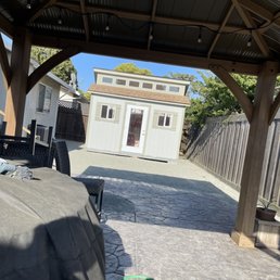 Completed shed Completed shed