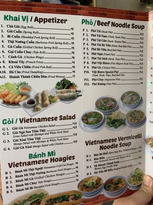 Menu photo 1 Viet Bistro Philadelphia, PA