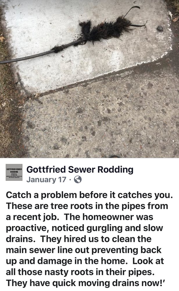 Slide of Gottfried Sewer Rodding