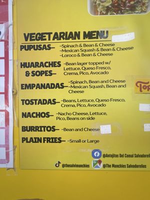 Menu photo 1 Antojitos Salvadoreños Fort Davis, TX