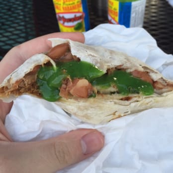 Yuca's - Green hot sauce or green apple syrup? You make the call! - Mexican Near Me - Los Angeles, California Yuca's - Green hot sauce or green apple syrup? You make the call! - Mexican Near Me - Los Angeles, California
