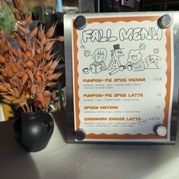 Fall Menu as of 9/23/26. Fall Menu as of 9/23/26.