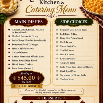 Momma Tee's Kitchen - Catering Menu - Pop-Up Restaurants Near Me - Bakersfield, California Momma Tee's Kitchen - Catering Menu - Pop-Up Restaurants Near Me - Bakersfield, California