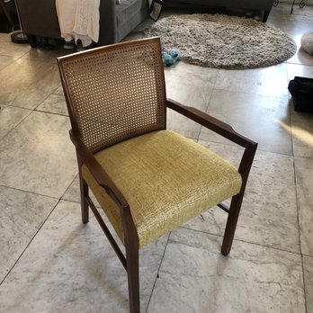 Upholstery by Jorge's - The "after" photo.  Excuse the messy living room. - Furniture Reupholstery Near Me - Chicago, Illinois