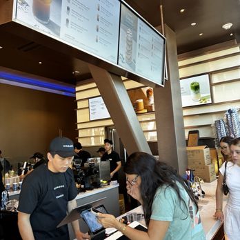 Chagee Modern Teahouse - Ordering counter - Bubble Tea Near Me - Costa Mesa, California Chagee Modern Teahouse - Ordering counter - Bubble Tea Near Me - Costa Mesa, California