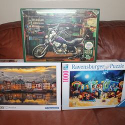 J & J Cards & Collectibles - 3 Puzzles from J & J
