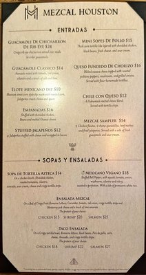 Menu photo 8 Mezcal Houston Houston, TX