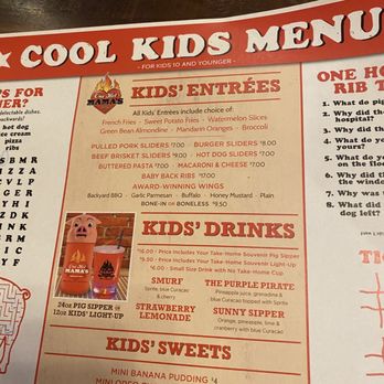 One Hot Mamas - Kid's menu - Barbeque Near Me - Bluffton, South Carolina One Hot Mamas - Kid's menu - Barbeque Near Me - Bluffton, South Carolina
