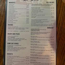 Village Hide-A-Way - Menu Front