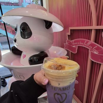 Te’amo Boba Bar - Ube creme brulee - Bubble Tea Near Me - Chicago, Illinois