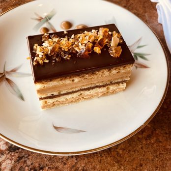 Le Bouillon - Opera cake - French Near Me - Omaha, Nebraska
