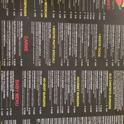 La Cantinita - Menù cena