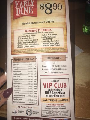 Menu photo 4 Texas Roadhouse Midland, TX Menu photo 4 Texas Roadhouse Midland, TX