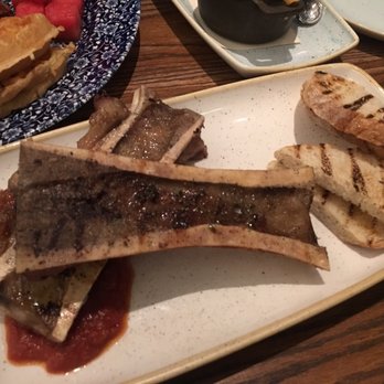Yardbird - Bone marrow. Crostini was perfect and not too charred. I can deal without the salsa. - Southern Near Me - Las Vegas, Nevada