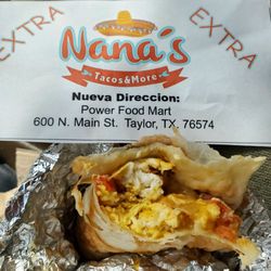 Nana's Tacos & More - One tasty breakfast  !!