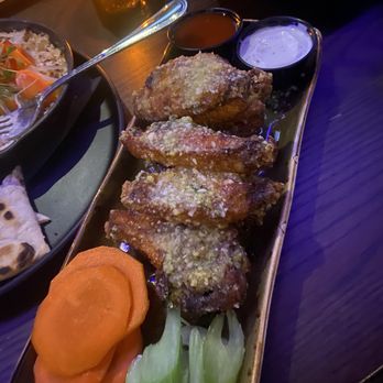 14 North Daiquiri Bar - Parmesan wings - Cocktail Bars Near Me - Dania Beach, Florida