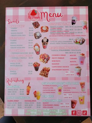 Menu photo 3 La Fresita Clovis, CA Menu photo 3 La Fresita Clovis, CA