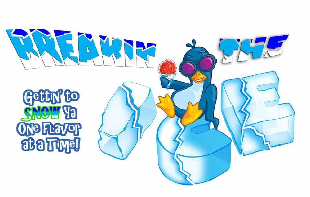 Breakin' the Ice Shaved Ice Logo