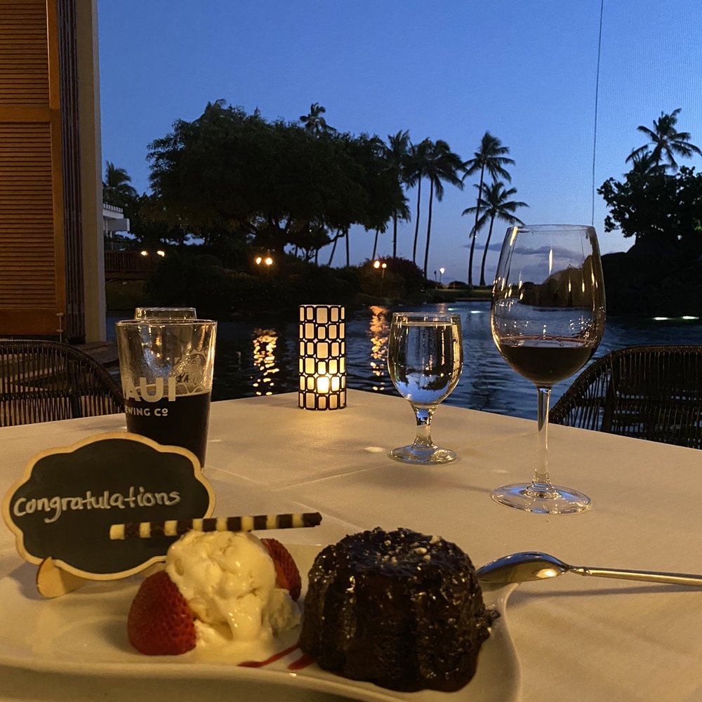 Son'z Steakhouse - A sweet congratulations note on our dessert in celebration of our honeymoon . Little details make all the difference :) - Steakhouses Near Me - Lahaina, Hawaii Son'z Steakhouse - A sweet congratulations note on our dessert in celebration of our honeymoon . Little details make all the difference :) - Steakhouses Near Me - Lahaina, Hawaii
