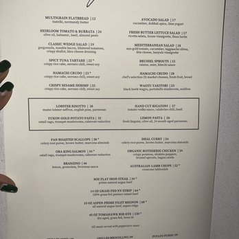 Ysabel - Menu - New American Near Me - West Hollywood, California