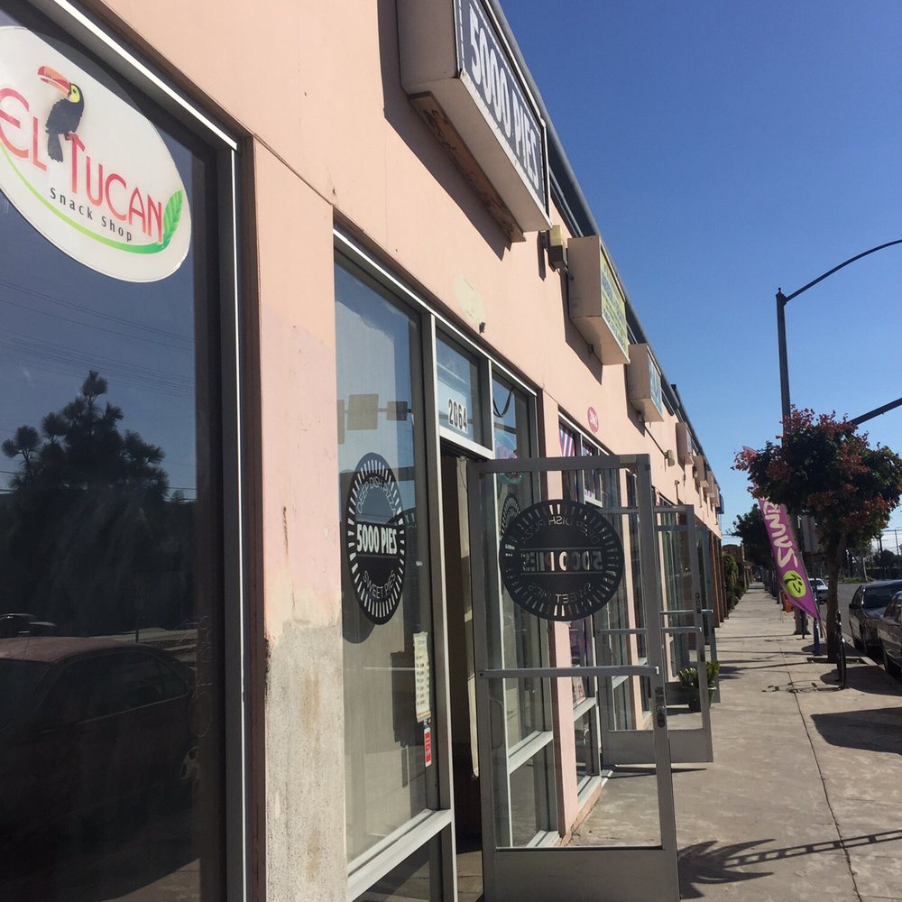 5000 Pies - Front. Look for the big pizza banner from the street. - Pizza Near Me - Long Beach, California