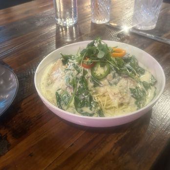 Urban Salt Kitchen & Bar - Special: tilapia with cream sauce and noodles (5/5) - Cocktail Bars Near Me - San Angelo, Texas Urban Salt Kitchen & Bar - Special: tilapia with cream sauce and noodles (5/5) - Cocktail Bars Near Me - San Angelo, Texas