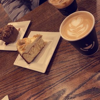 Dessert Oasis Coffee Roasters - Cheesecake and another type of cake! - Coffee & Tea Near Me - Rochester, Michigan