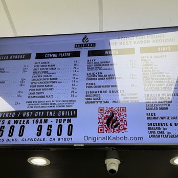 Original Kabob Factory - Menu - Mediterranean Near Me - Glendale, California Original Kabob Factory - Menu - Mediterranean Near Me - Glendale, California