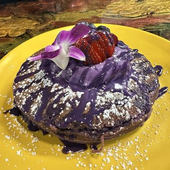 Guieb Cafe - Ube Mascarpone Pancake - New American Near Me - Aiea, Hawaii Guieb Cafe - Ube Mascarpone Pancake - New American Near Me - Aiea, Hawaii