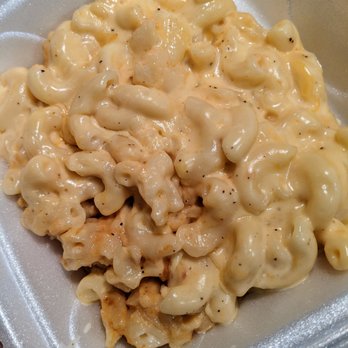 Cue Burger - Mac & Cheese side. $5. - Food Trucks Near Me