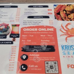 Menu Menu