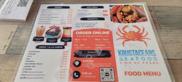 Menu photo 4 Krustaceans Seafood Lewisville, TX Menu photo 4 Krustaceans Seafood Lewisville, TX