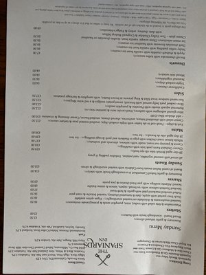 Menu photo 6 The Spaniards Inn London, XGL Menu photo 6 The Spaniards Inn London, XGL