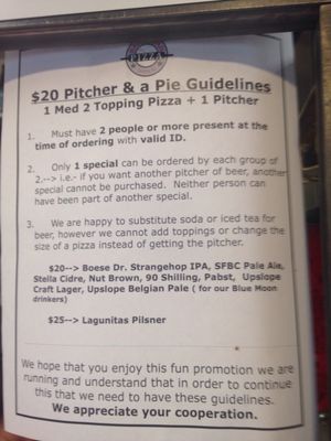 Menu photo 4 Back Road Pizza Santa Fe, NM