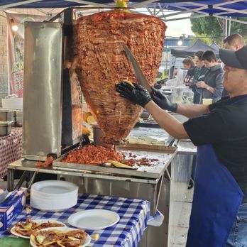Tacos Los Cuates - Al pastor with pineapple - Tacos Near Me - Arcadia, California